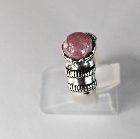 Carolyn Pollack Vintage Rhodochrosite Ring in Sterling Silver Size 6! Like New - Picture 2 of 4